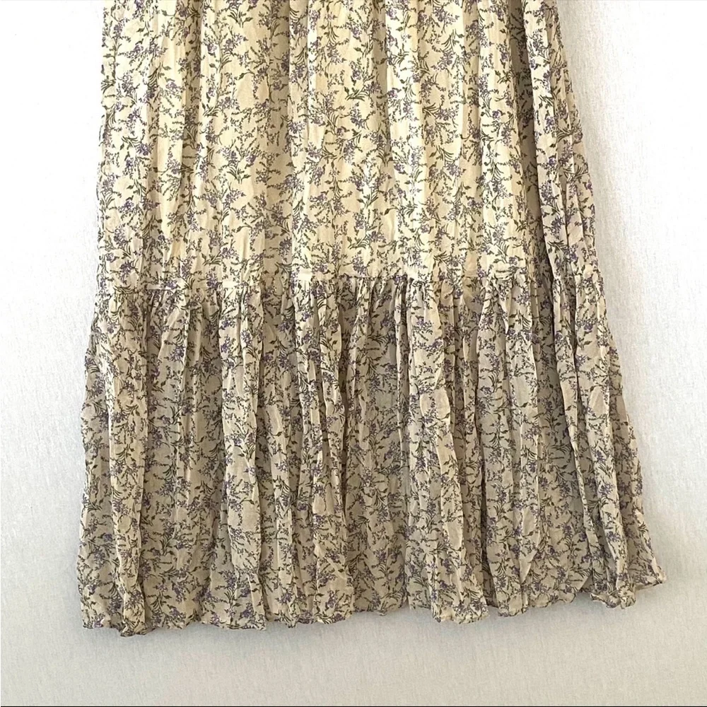 Oak and Fort Midi Floral Dress - Picture 6 of 12